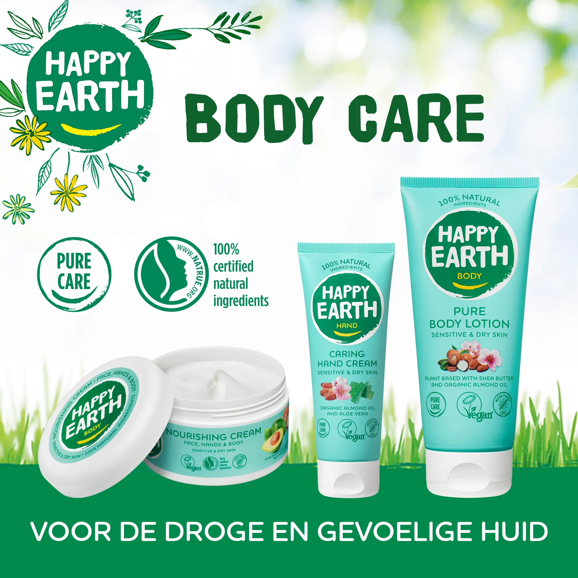 Happy Earth Handcreme Verzorgend (75 ml) - image 5