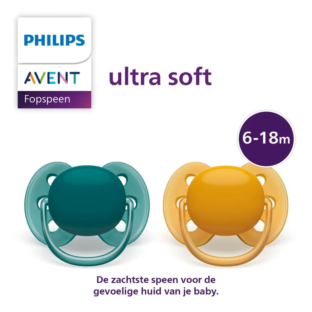 Avent Ultra soft fopspeen 6-12 maanden (2 stuks) - image 2