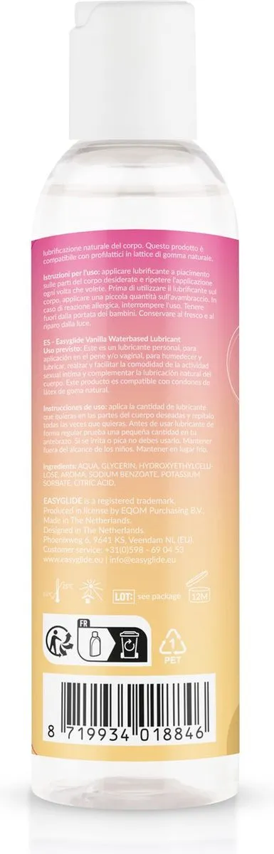 Easyglide Glijmiddel vanille (150 ml)