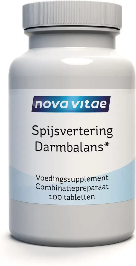 Nova Vitae Spijsvertering Darmbalans (100 tabletten)