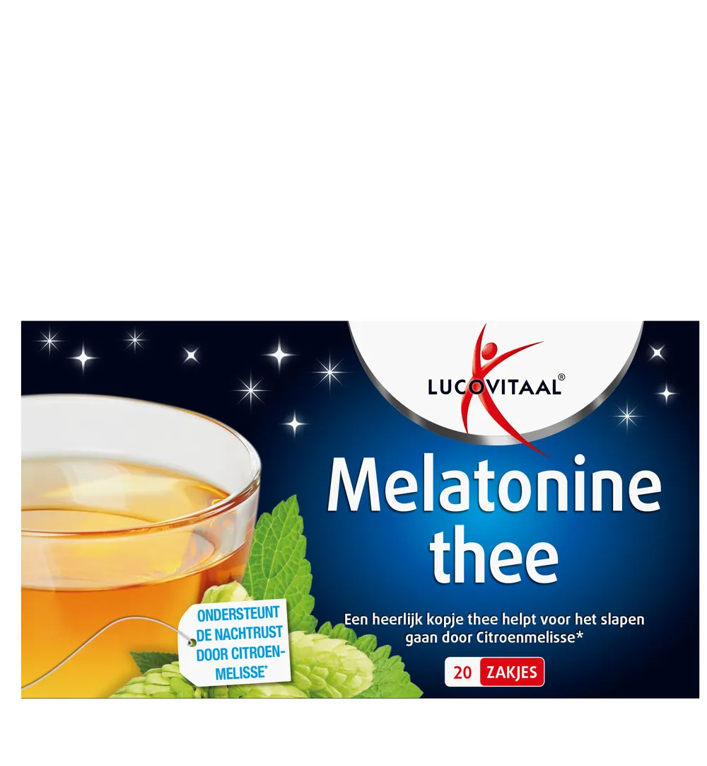 Lucovitaal Melatonine Kruidenthee (20 zakjes) - image 6