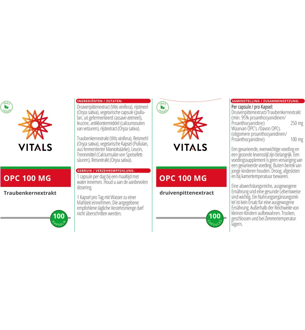 Vitals OPC 100 mg (100 capsules) - image 3