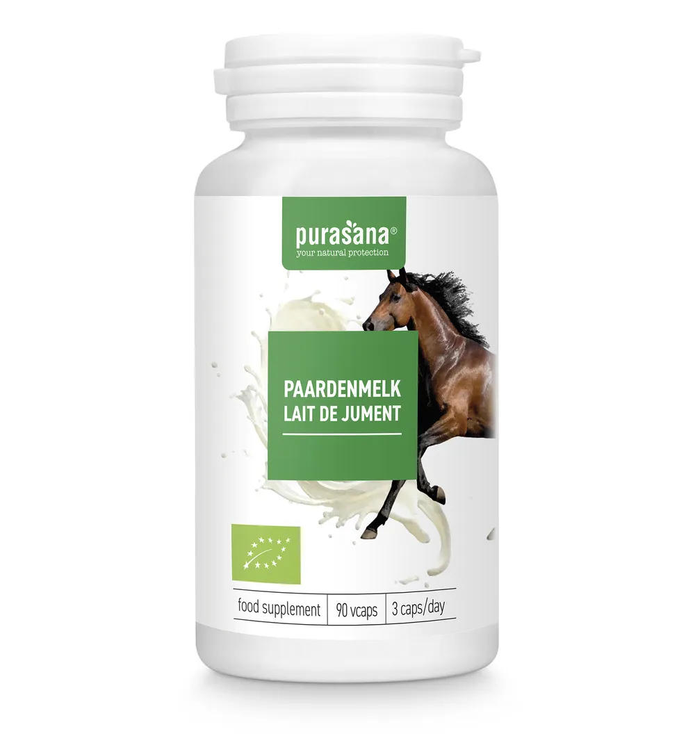 Purasana Paardenmelk Bio (90 vega capsules) - image 5
