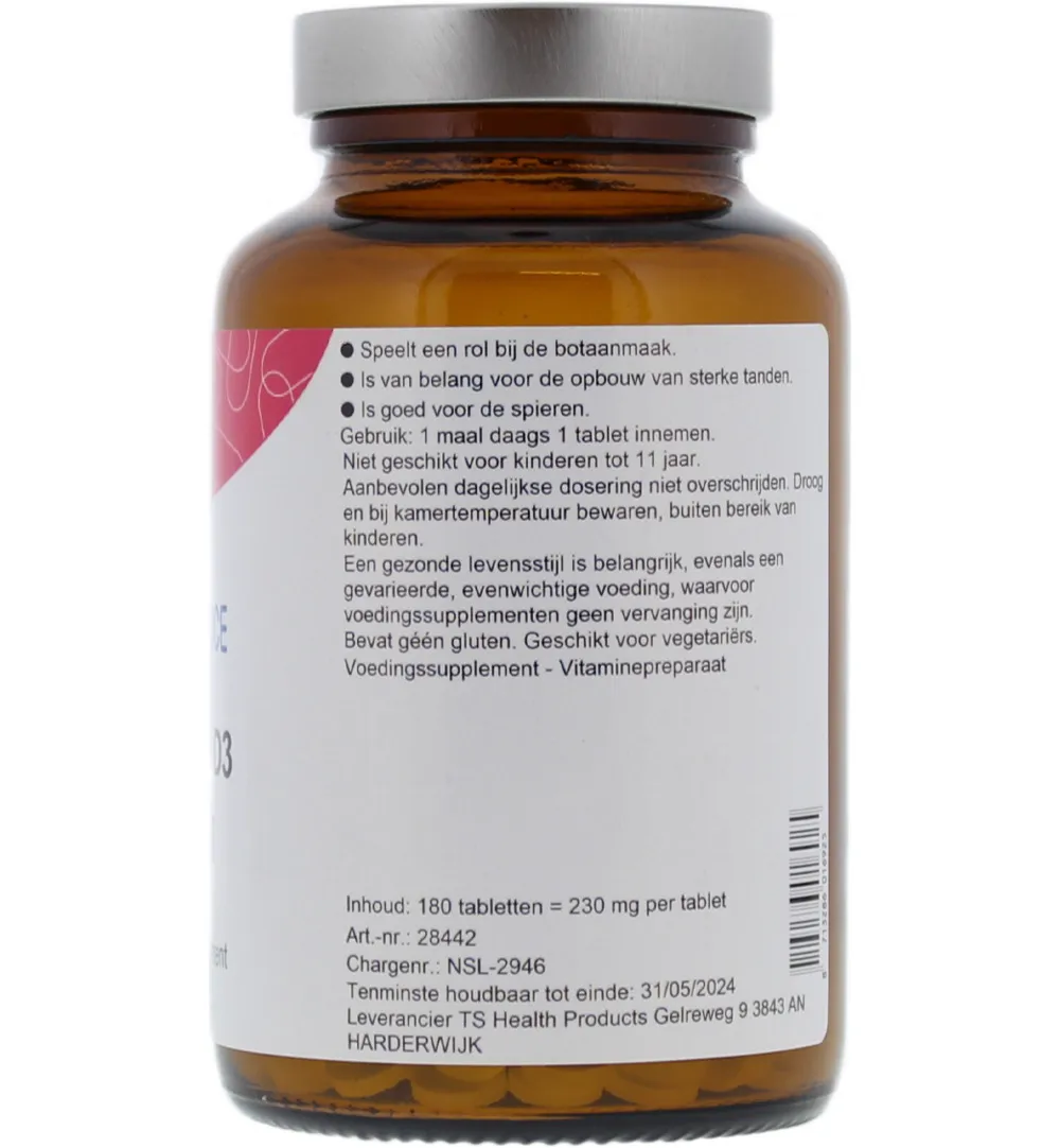 TS Choice Vitamine D3 25mcg (180 tabletten) - image 2