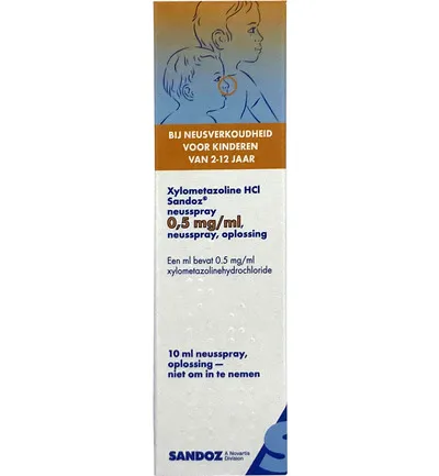Sandoz Xylometazoline 0.5mg/ml spray (10 ml)