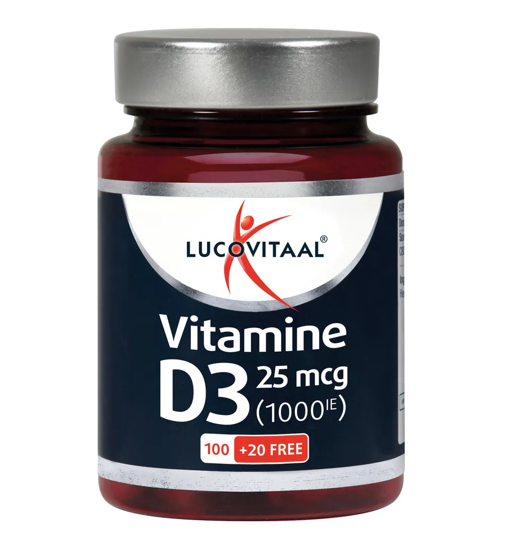 Lucovitaal Vitamine D3 25mcg (120 capsules)