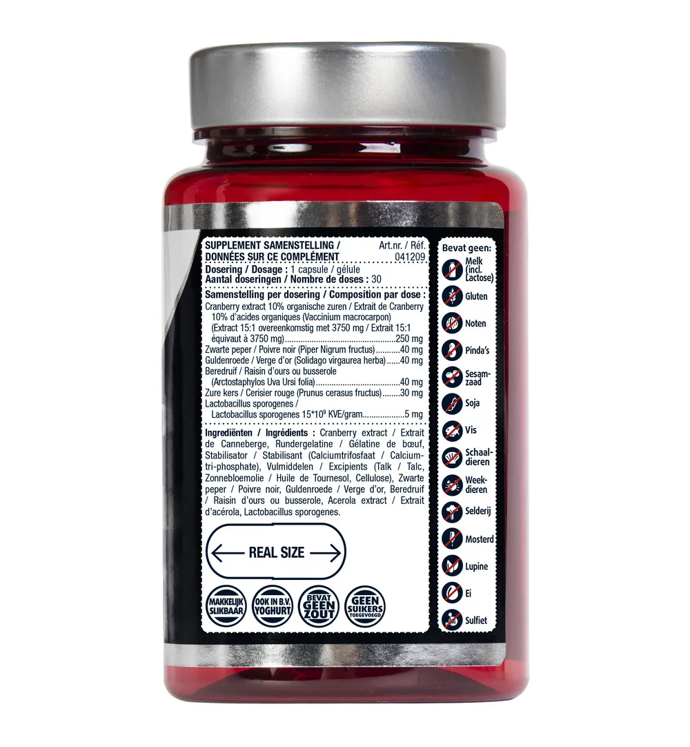 Lucovitaal Cranberry X-tra Lactobacillus (30 capsules)