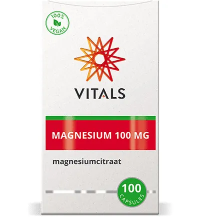 Vitals Magnesiumcitraat 100 mg (100 capsules) - image 2