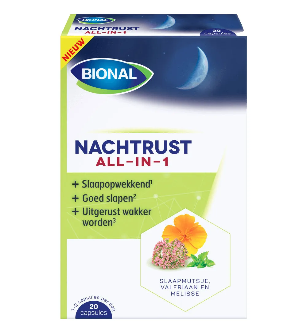 Bional Nachtrust All-In-1 (20 capsules)