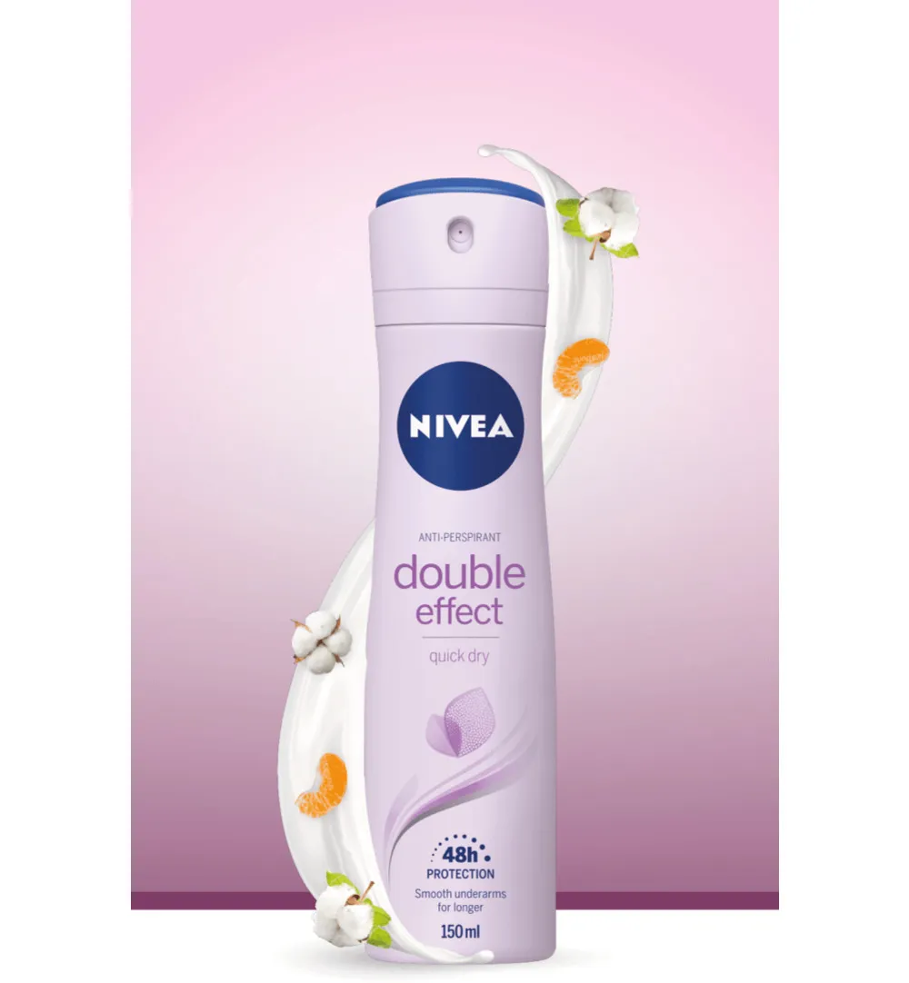 Nivea Deodorant double effect spray (150 ml)