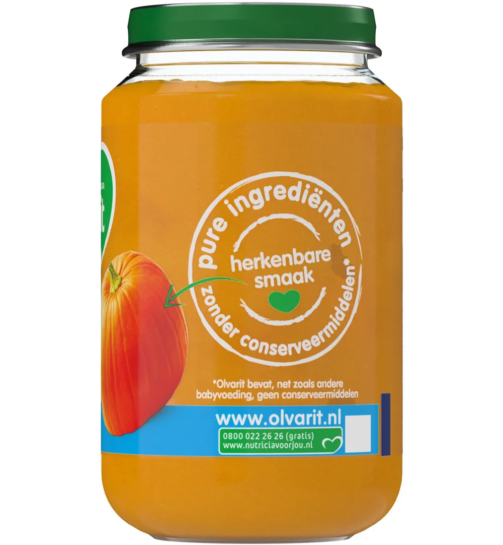 Olvarit Pompoen kip rijst 8M14 (200 gr) - image 3