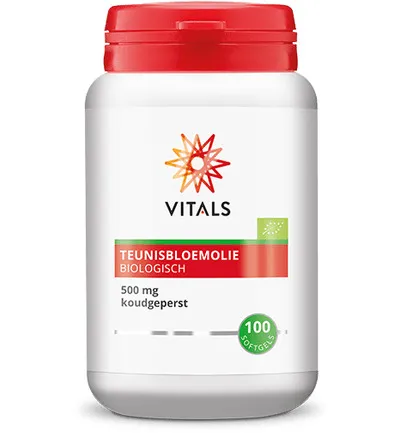 Vitals Teunisbloemolie 500 Mg Bio (100 softgels)