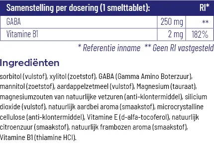 Vitakruid GABA Plus (90 smelttabletten) - image 2