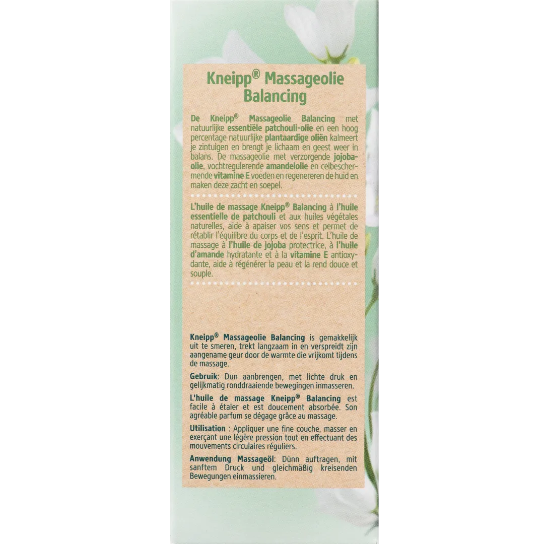 Kneipp Massageolie balancing (100 ml) - image 3