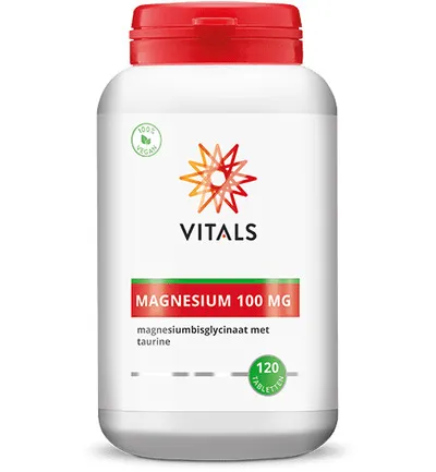 Vitals Magnesiumbisglycinaat 100 mg (120 tabletten)