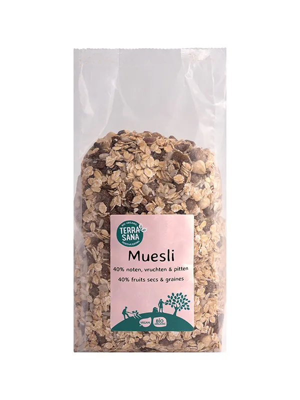 Terrasana Muesli Noten & Zuidvruchten Bio (1000 gr)
