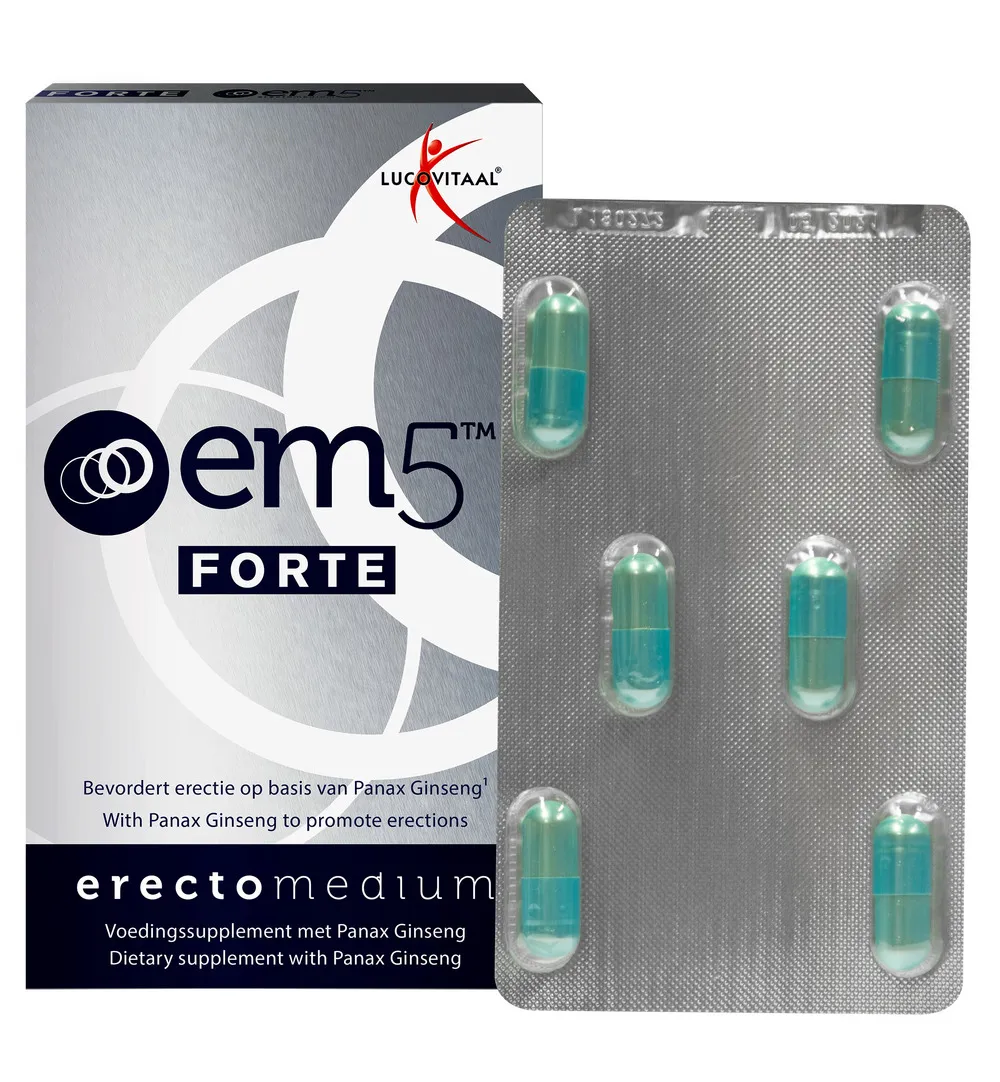 Lucovitaal Em5 Erectomedium Forte (6 capsules) - image 2