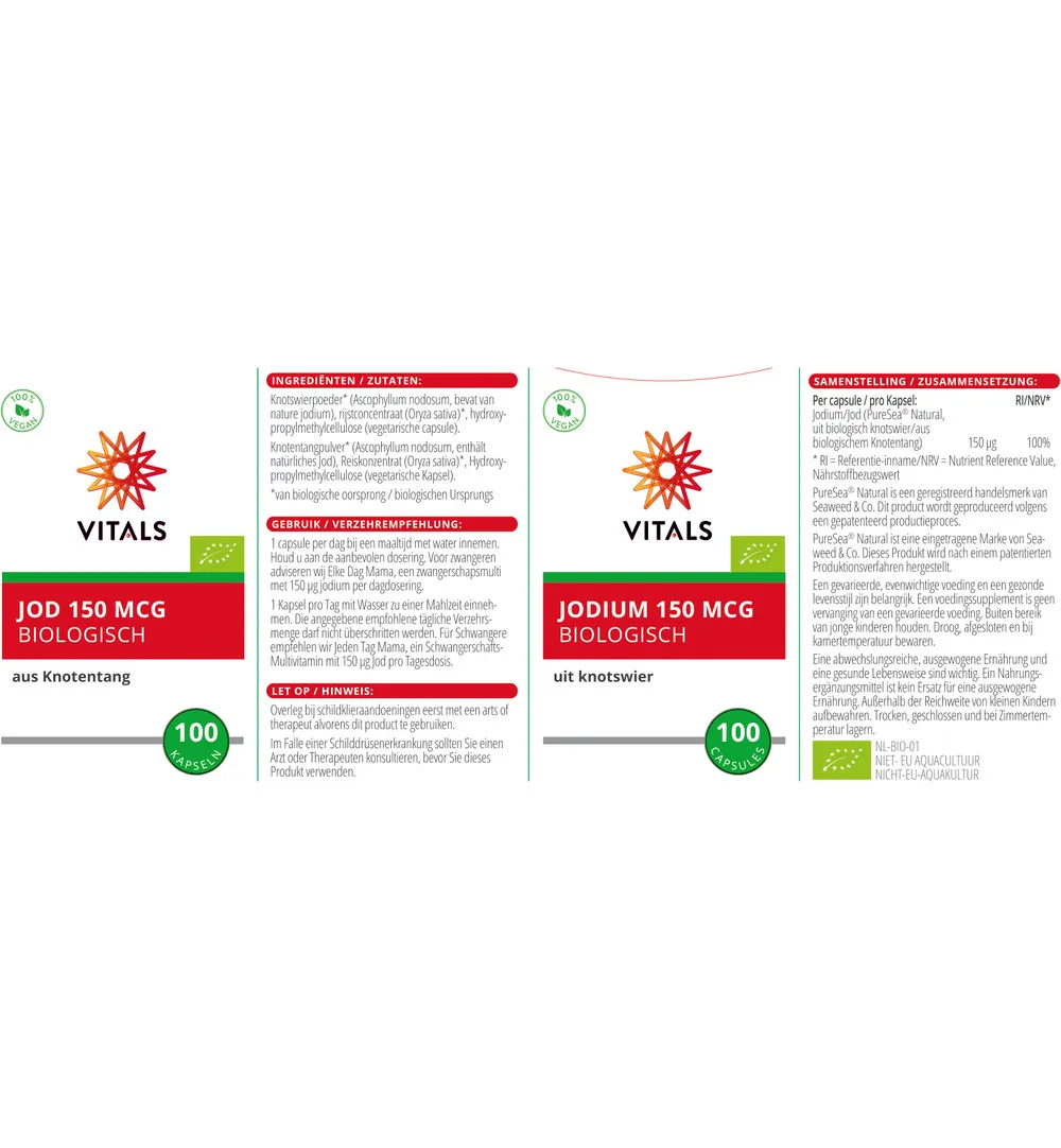 Vitals Jodium bio (100 capsules) - image 3
