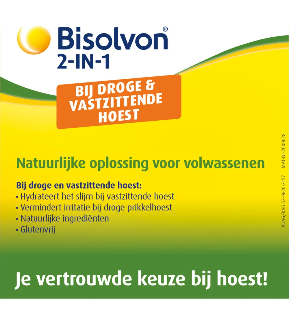 Bisolvon Drank 2-in-1 volwassenen (133 ml) - image 2