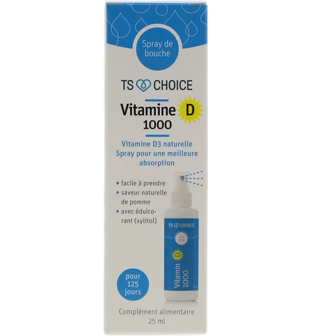 TS Choice Vitaminespray vitamine D 1000 (25 ml) - image 4