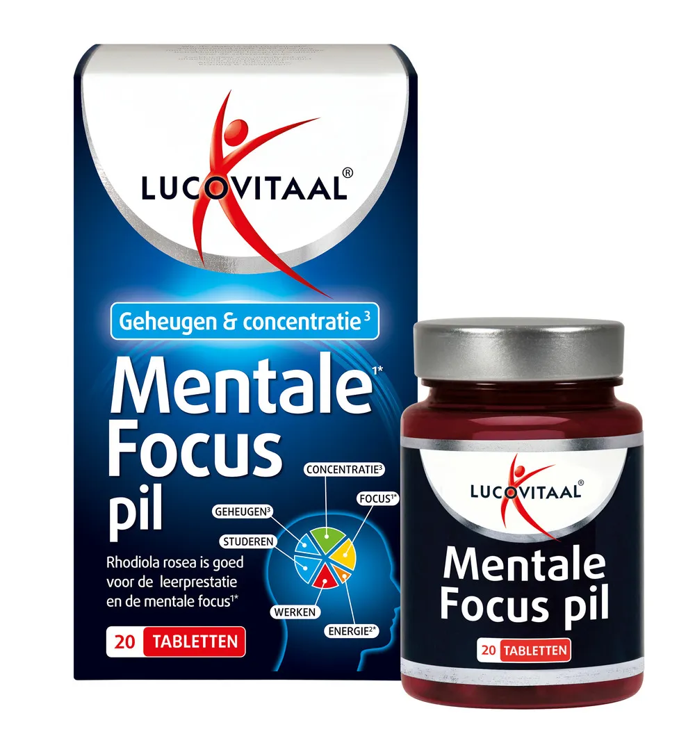 Lucovitaal Mentale Focus Pil (20 tabletten) - image 3