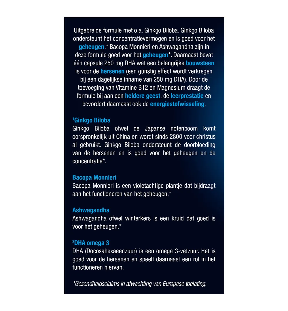 Lucovitaal Geheugen & Concentratie (30 capsules) - image 5