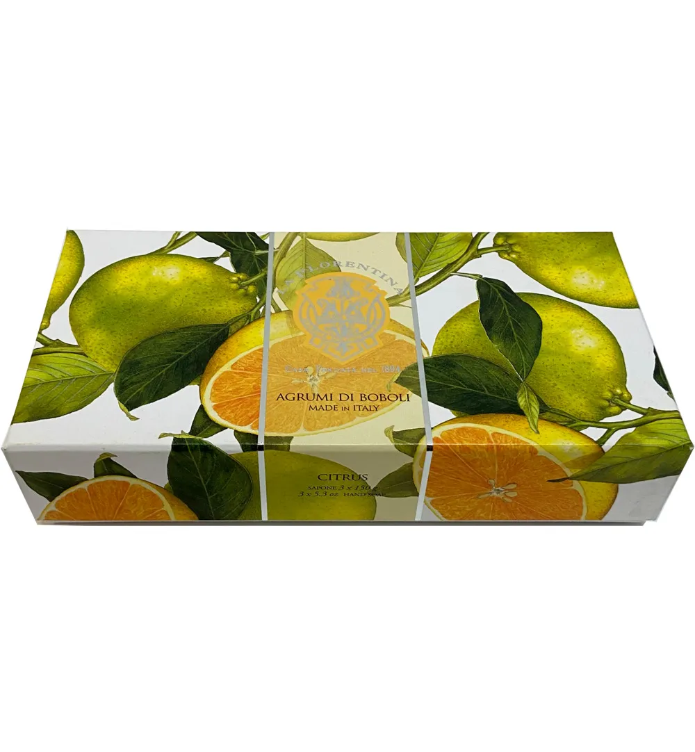 La Florentina Zeep Citrus 3 X 150Gram (3 Stuks)