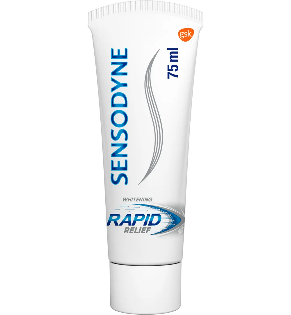 Sensodyne Tandpasta rapid relief whitening (75 ml)