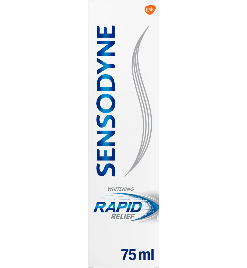 Sensodyne Tandpasta rapid relief whitening (75 ml) - image 2