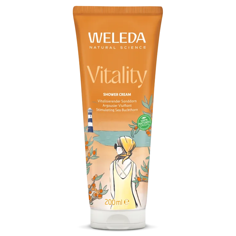 WELEDA Duindoorn vitaliserende douchecreme (200 ml)