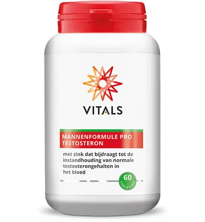 Vitals Mannenformule pro testosteron vit (60 tabletten)