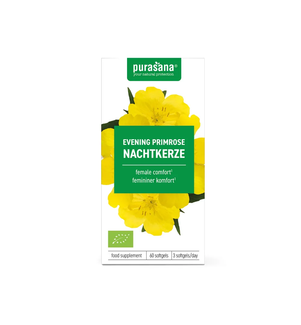 Purasana Teunisbloem Onagre Bio (60 capsules)