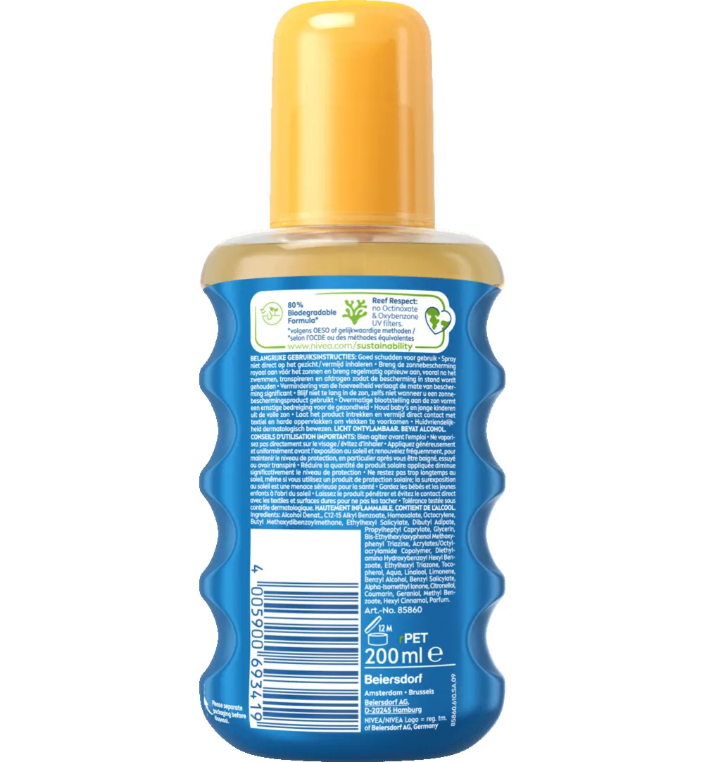 Nivea Sun Protect & Dry Touch Spray Spf50 (200 ml)