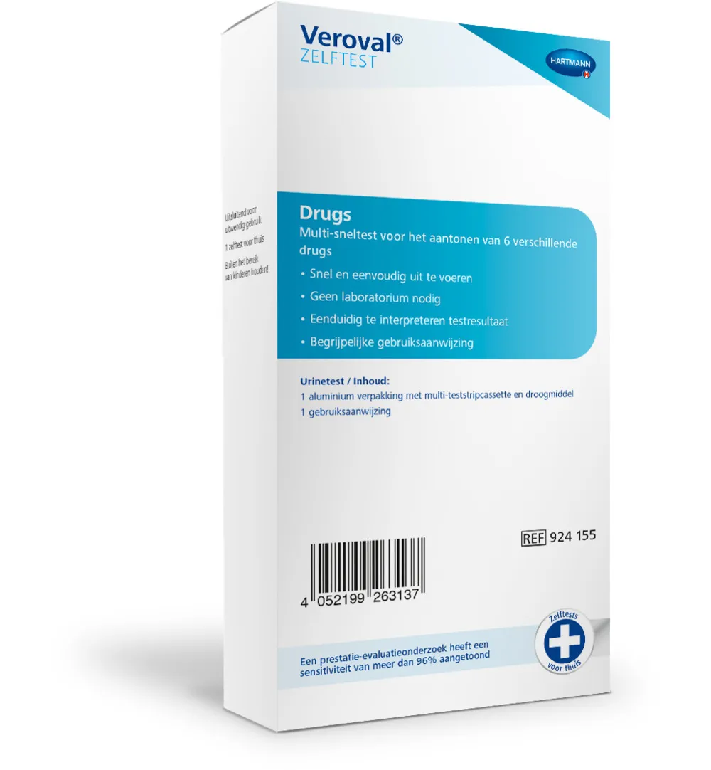 Veroval Zelftest Drugs (1 stuk)