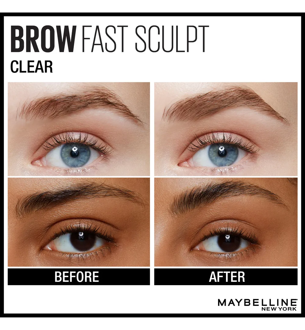 Maybelline New York Brow Fast Sculpt 10 Clear (1 stuk) - image 2