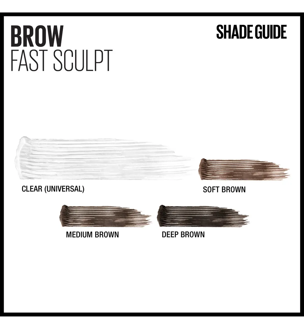 Maybelline New York Brow Fast Sculpt 10 Clear (1 stuk) - image 3