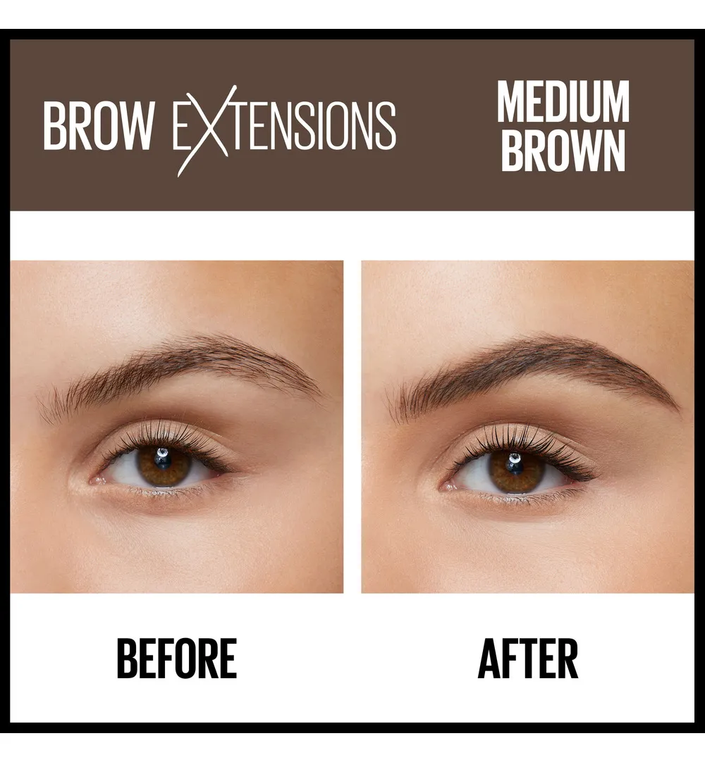 Maybelline New York Brow Xtensions 04Medium Brown (1 stuk) - image 2