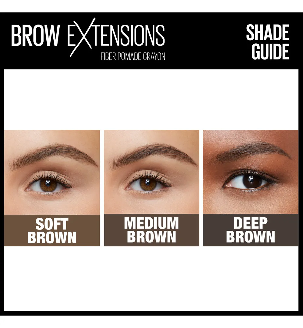 Maybelline New York Brow Xtensions 04Medium Brown (1 stuk) - image 5