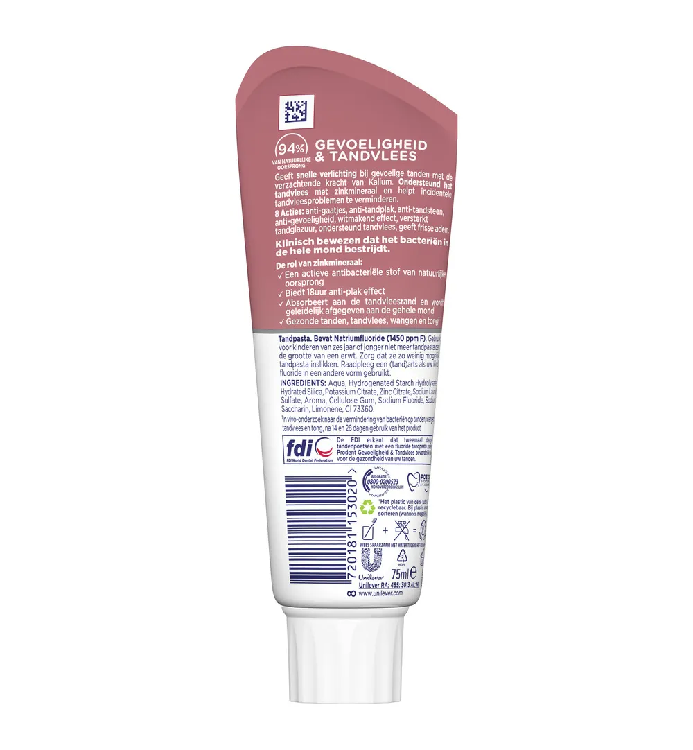 Prodent Tandpasta gevoelige tanden/tandvlees (75 ml) - image 2
