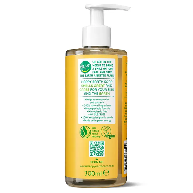 Happy Earth Handzeep Jasmine Ho Wood (300 ml)