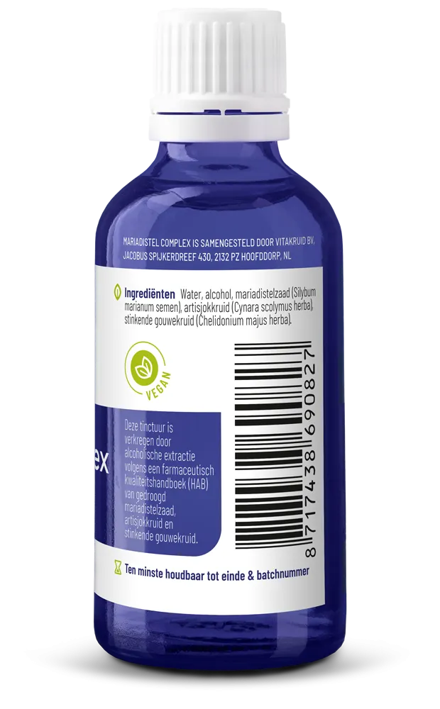 Vitakruid Mariadistel Complex Tinctuur (50 ml)