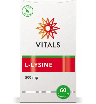 Vitals L-lysine 500 mg (60 vega capsules) - image 2