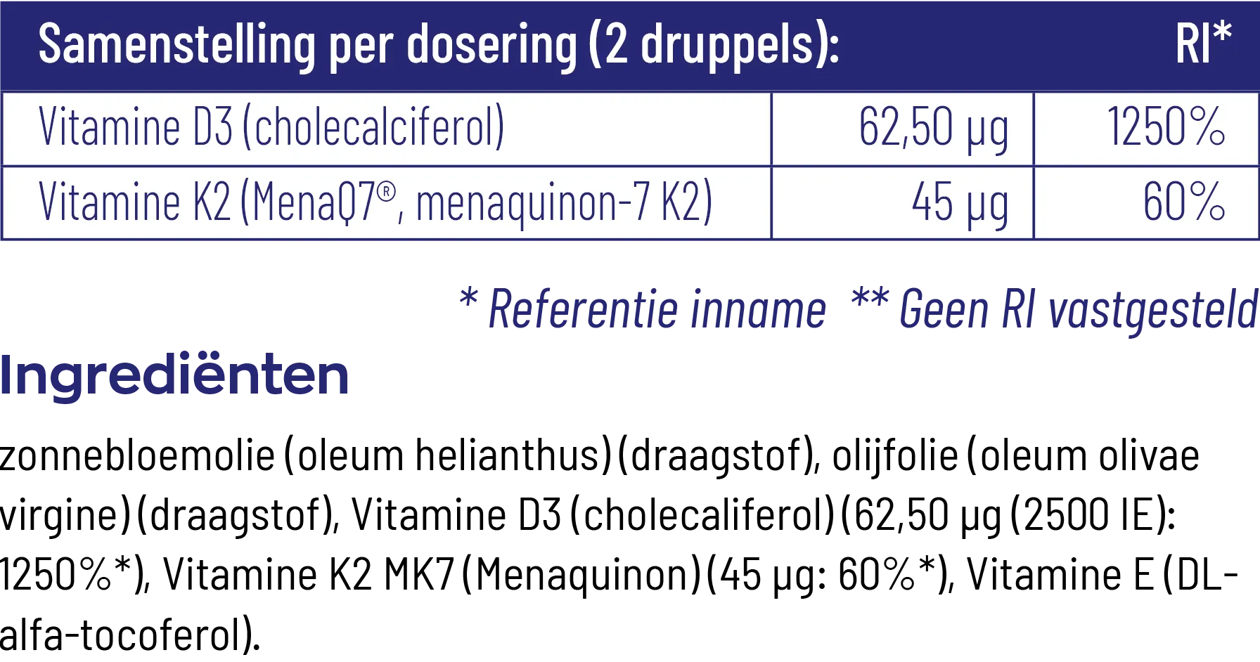 Vitakruid Vitamine D3 & K2 (MenaQ7®) met Druppelpipet (10 ml) - image 3
