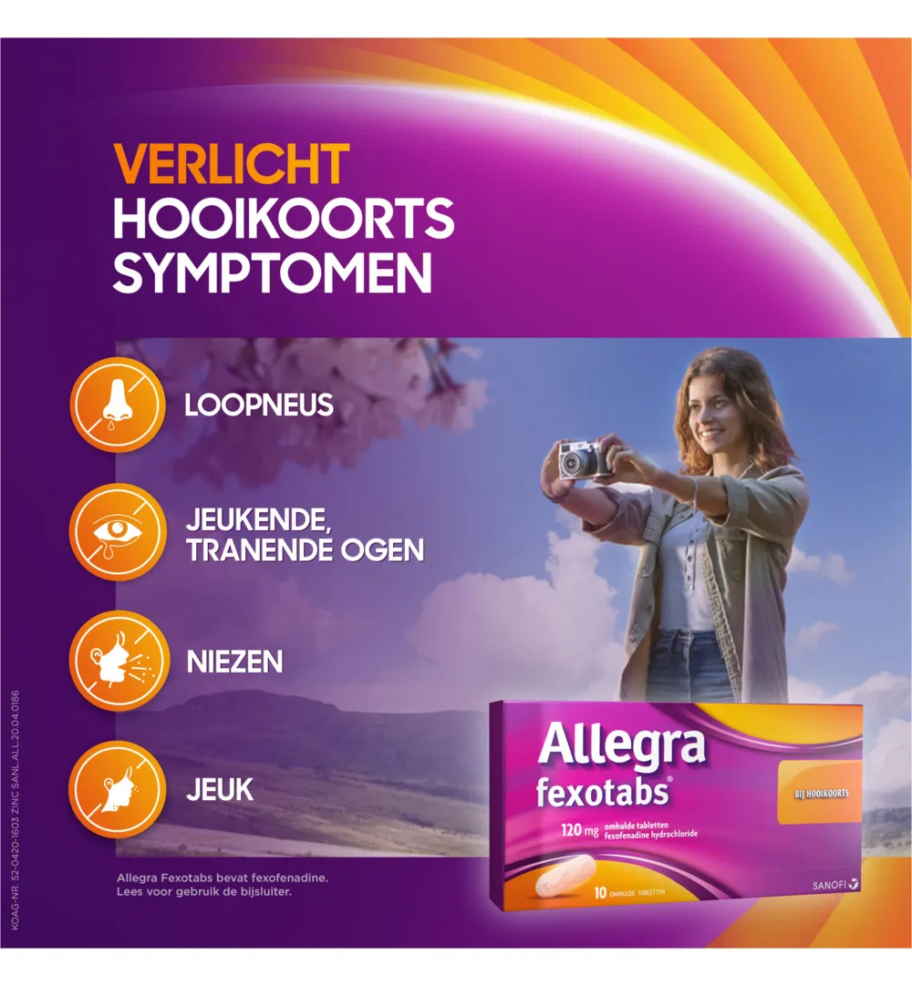 Allegra Fexotabs hooikoorts (20 tabletten) - image 4