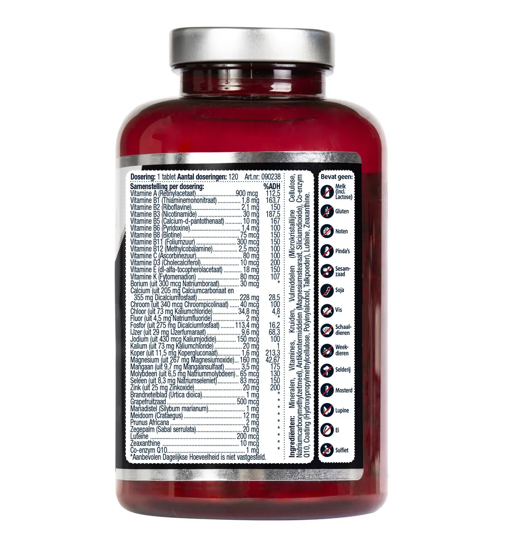 Lucovitaal Multivitamine Man (120 tabletten)