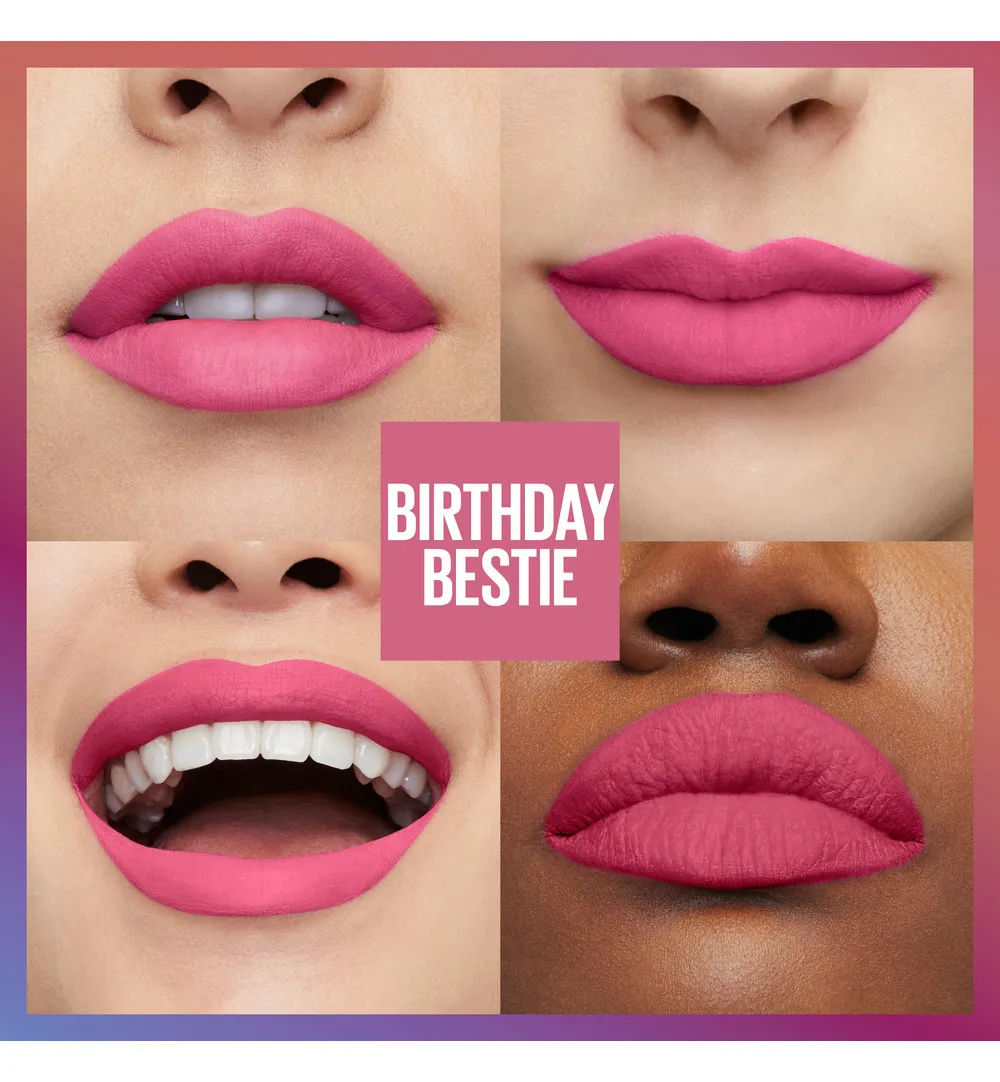 Maybelline New York Superstay Matte Ink 395 Birth Best (1 stuk) - image 2