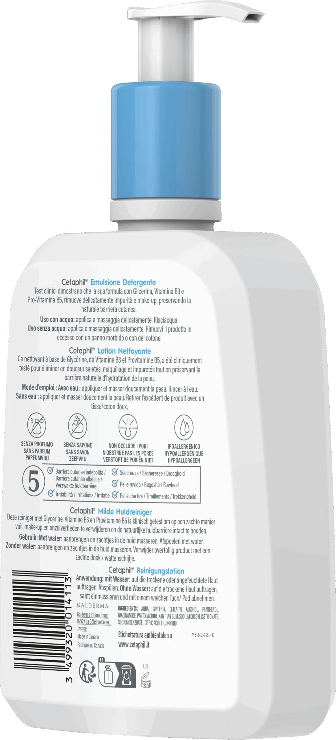 Cetaphil Milde huidreiniger (470 ml) - image 2