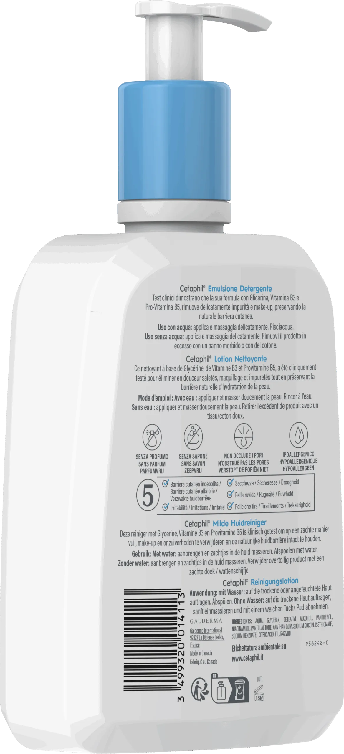 Cetaphil Milde huidreiniger (470 ml) - image 4