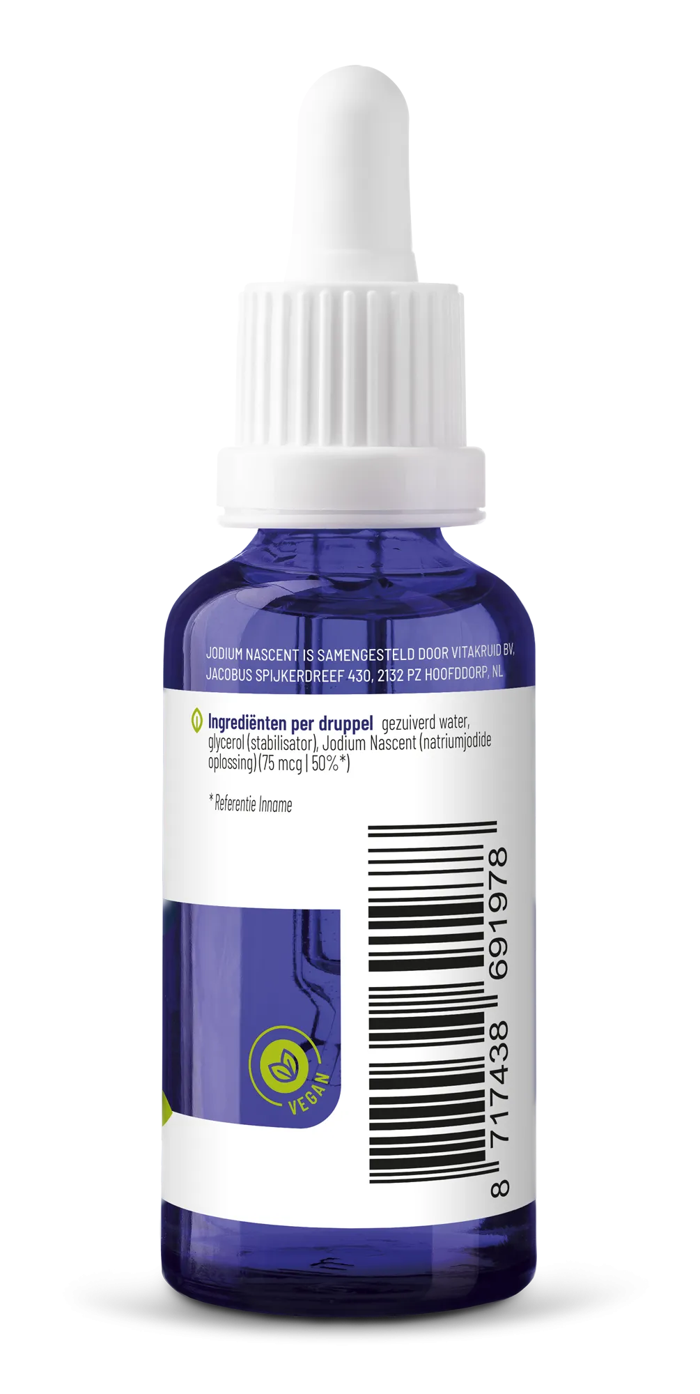 Vitakruid Jodium Nascent (Natriumjodide) Druppels Vloeibaar (30 ml)