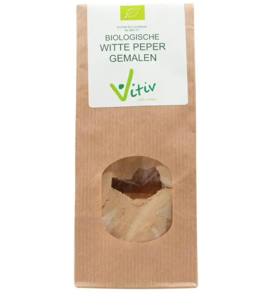 Vitiv Peper Gemalen Wit Bio (1000 gr)